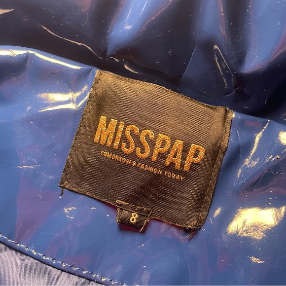 MISSPAP Glossy Blue Coat - Picture 2 of 3